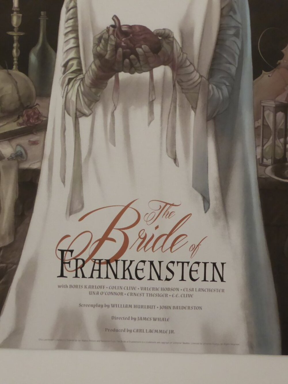 NEW LE #277/325 BRIDE OF FRANKENSTEIN JONATHAN BURTON MONDO ART PRINT POSTER - Picture 5 of 9